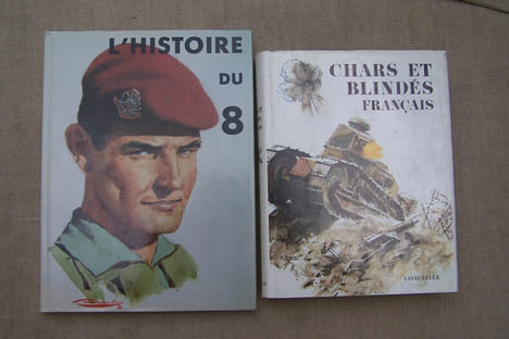 MILITARIA, GUERRE, HISTOIRE: Histoie mondiale des parachutistes présntée par Pierre SERGENT, SPL, 1974. Colonel E. RAMSPACHER: Chars et blindés ...