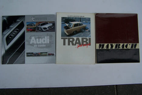 AUTOMOBILE: LIVRES: Toutes les Audi de route de 1910 à nos jours, AutoPlus, EMAS, 2009. Roger GLOOR: Nachkriegswagen Personenautos 1945-1960, Hallwag ...