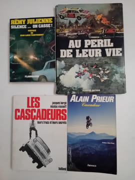 CASCADEURS, CASCADE: rémy JUKIENNE: Silence... on casse! Préface de Jean-Louis TRINTIGNANT, Flammarion, 1978. Alain PRIEUR Cascadeur, avec la ...