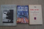 GUERRE AERIENNE: Jules ROY: La vallée heureuse, Les Editions de Paris, 1950. BOMBARDIERS DE NUIT. Les Groupes Lourds sur l'Allemagne, Albin Michel, ...