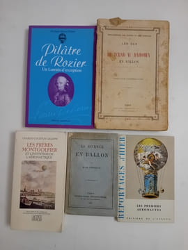 AEROSTATIOIN: W. DE FONVIELLE: La science en ballon, Gauthier-Villars, 1869. Charles COULSTON GILLISPIE: Les frères Montgolfier et l'invention de ...