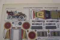 Voiture-tonneau automobile. Imagerie d'Epinal, Pellerin 1 Cie, imp.-édit. N° 384.