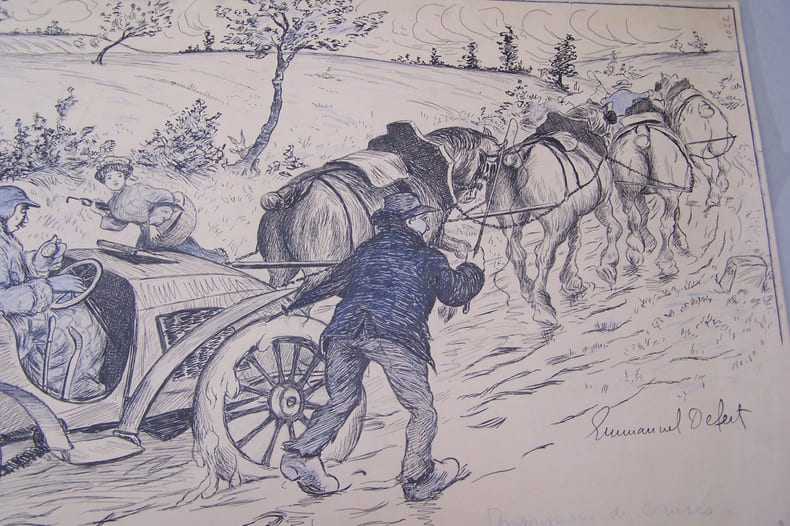 Impressions de courses: Une voiture &agrave; plusieurs chevaux.. DEFERT Emmanuel