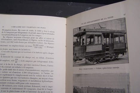 Compagnie des tramways de Paris et du département de la Seine, Société Anonyme au 19 rue de Londres, Paris.. BROCA G.