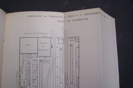 Compagnie des tramways de Paris et du département de la Seine, Société Anonyme au 19 rue de Londres, Paris.. BROCA G.