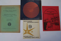 TRANSPORTS URBAINS, TRAMWAYS, AUTOBUS: L'ECHO DE STCRP N° 8 (Mai 1930), 9, 15, 17, 18, 19, 23,24, 25, 26, 29 (Octobre 1932). REGIE AUTONOME DES TRANSPORTS PARISIENS: Le matériel S.O.M.U.A. Type OP 5, mis en service au cours des années 1950 et 1951, Septembre 1952. Les nouveaux autobus APU-53. A propos du centenaire de la Compagnie Générale des Omnibus, Cent ans transports parisiens, Conférence faite à la bibliothèque historique de la ville de Paris le 1er Décembre 1955 par M. Robert DUCLOU. Les nouveaux autobus de la RATP. L'autobus "Standard" de 11 mètres, Novembre-Décembre 1966. Les dépots de remisage et d'entretien du réseau routier, Septembre-Octobre 1963. Présentation technique des réseaux. Le réseau routier, Novembre-Décembre 1964. Les techniques nouvelles et l'exploitation des lignes d'autobus de la R.A.T.P., Septembre-Octobre 1966. La suspension pneumatique des autobus, Juillet-Août 1960. Les transports de surface des origines à nos jours, RATP, 1985. L'autobus d'aujourd'hui, RATP, 1984. Moyens propres à assurer la régularité de l'exploitation sur les lignes de tramways, rapport de M.Paul MARIAGE, Octobre 1925. TRANSPORTS EN COMMUN DE MULHOUSE, TCM 1884-1971: Inauguration des nouvelles installations, le 17 Juillet 1971. Petite histoire des transports en commun à Bruxelles, 1976. Société des transports intercommunaux de Bruxelles,IVTB, 1958. CITADIS Une approche nouvelle du transport urbain, FRANCORAIL-MTE. HELSINKI CITY TRANSPORT (HKL), 1972. Felix ZURITA: On rails in Barcelona, 1963. André PERON: Nantes et son tramway, Ressac, 1985. R. HAUSMAN: Les tramways urbains d'Ostende, 1985. JOHN GLOVER: London Transport Buses and Trains since 1933, Ian Allan, 1988. Musée des Transports Urbains: Les transports urbains durant la guerre, 1984. Les Expositions Universelles et ls transports, 1989.