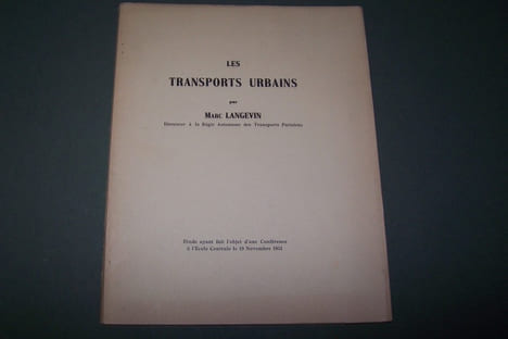 Les transports urbains.. LANGEVIN Marc