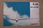 Planeur L13 BLANIK Sailplanes OMNIPOL, Praha, Czechoslovakia.. 
