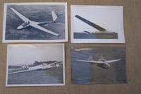 VOL A VOILE, PLANEURS: Le vol sans moteur, AVIA Club Aéronautique Universitaire. Le vol à voile en Autriche. Die Wasserkuppe Berg der Flieger. JE VOLE SANS MOTEUR N° 1 du 25 Septembre 1932. IIe Congrès d'Aviation sans Moteur 23 et 24 Décembre 1922. A VOILE! Dessins de J5 (18 sur 25). 4 photos. 45 cartes postales.