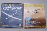 VOL A VOILE PLANEURS GLIDERS SEGELFLUG SEGELFUGZEUGE: RIEDEL Peter: Start in den Wind. Erlebte Rhongeschichte 1911-1926, Motyorbuch, 1977. RIEDEL Peter: Vomhangwind. Erlebte Rhöngeschichte 1927-1932, Motorbuch, 1988. BRUTTING Georg: Die Berühmtesten Segelflugzeuge, Motorbuch, 1977. HORTEN Reinar / Peter F. SELINGER: Nurflügel. Die Geschichte der Horten-Flugzeuge 1933-1960. Weishaupt Verlag, 1987.