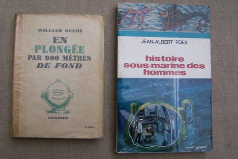 PLONGEE SOUS-MARINE, SCAPHANDRE, BATHYSCAPHE: Jean-Albert FOEX: Histoire sous-marine des hommes, Laffont,1964. Pirre COMBES: Plongeurs et ...