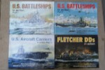 WARSHIPS: squadron/signal publications: Number N° 3 (1980), 4 U.S. BATTLESHIPS, 5 U.S. Aurcraft Carriers Part 1, 8 FLETCHER DDS, 9 Escort Carriers, 10 ...