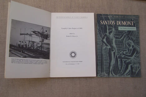AVIATION DEBUTS: J.ARMENGAUD jeune: Le Problème d l'Aviation.. Sa Solution par l'Aéroplane, Delagrave, 1908. HENRIQUE DUMONT VILLARES: Santos-Dumont ...