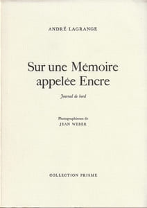 Sur une mémoire appelée encre. Journal de bord.