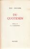 Du Quotidien.. Chaudier Jean