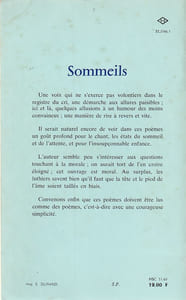 Sommeils.