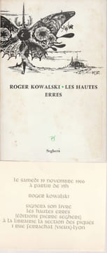 Les hautes Erres.. Kowalski Roger