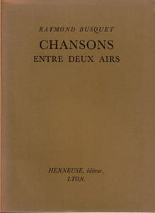 CHANSONS entre deux airs.