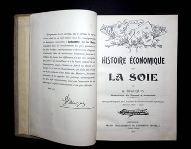 Histoire économique de la Soie.