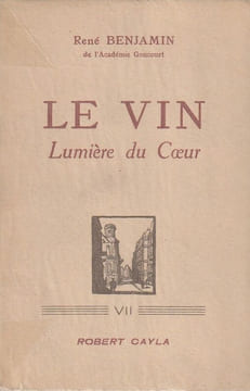 LE VIN Lumière du Cur.. Benjamin René