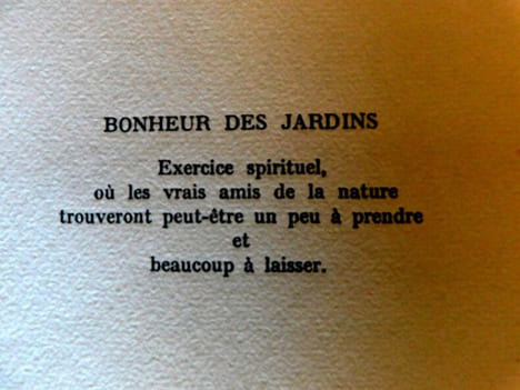 Bonheur des Jardins. Orné de Gravures au burin par Philippe Burnot. . Varille Mathieu