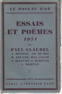 Essais et Poèmes 1931