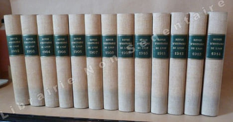 Revue d'Histoire de Lyon Etude.Documents.Bibliographie. Charléty Sébastien