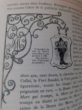 L'Enseigne, Son histoire sa philosophie ses particularités les boutiques, les maisons, la rue, la Réclame Commerciale A Lyon. Grand-Carteret ( John ) ...