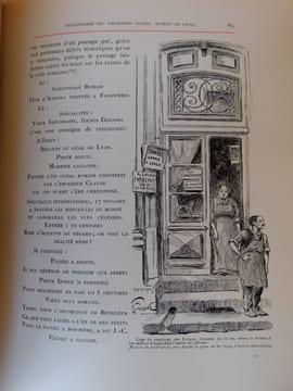 L'Enseigne, Son histoire sa philosophie ses particularités les boutiques, les maisons, la rue, la Réclame Commerciale A Lyon. Grand-Carteret ( John ) ...