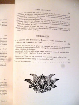 LA JURIDICTION CONSULAIRE A LYON. La conservation des Privilèges royaux des foires. 1463-1791. Le tribunal de commerce. 1791-1905. Godart Justin