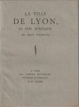 La ville de Lyon en vers burlesques.. Vial Eugène ( Avec le concours de)
