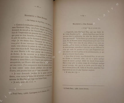Les bénédictins de Saint-Germain-Des-Prés et les Savants Lyonnais d'après leur correspondance inédite.. Vanel (Jean-Baptiste)