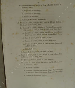 Généalogie de la Famille de Pomey. Sa descendance par les femmes ses fiefs et ses seigneuries - Les ascendants des enfants d'Hippolyte de Pomey de Rochefort et de Pauline Ravel de Malval  Leur descendance.