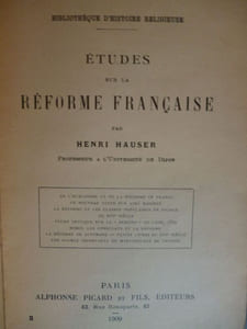 Etudes sur la réforme Française.