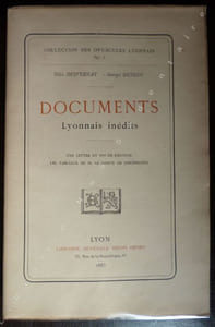 DOCUMENTS Lyonnais inédits - Une lettre de Mme Krudner . Les tableaux de M. Le Comte De Lescheraine.