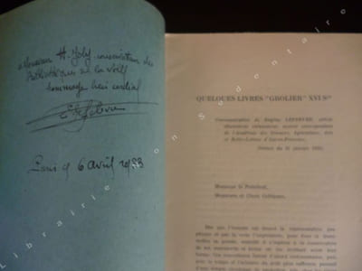 Quelques Livres "GROLIER" XVIe Siècle.