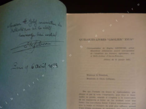 Quelques Livres "GROLIER" XVIe Siècle.. Lefebvre Eugène