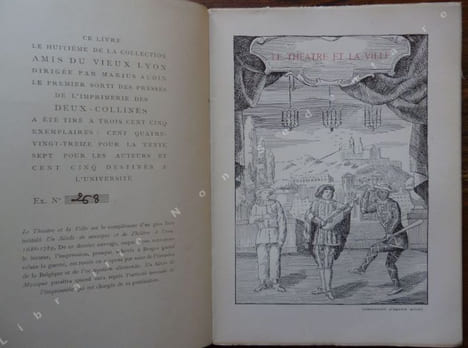 Le théâtre et la Ville 1694-1712. . Vallas Léon