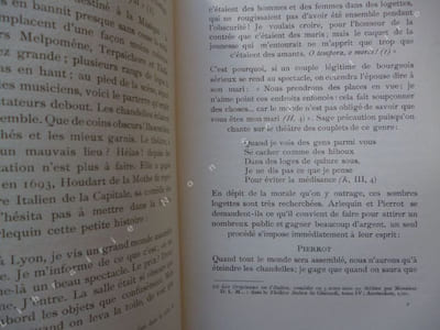 Le théâtre et la Ville  1694-1712. 