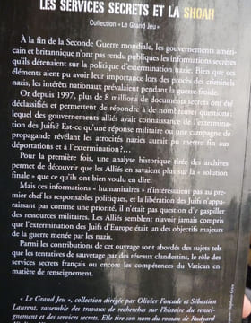 Les Services Secrets et la Shoah.. Bankier David