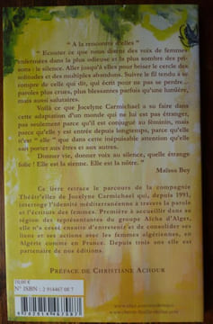 Filles Du Silence - Adaptation du Roman de Maïssa Bey Cette Fille-Là. Carmichael Jocelyne