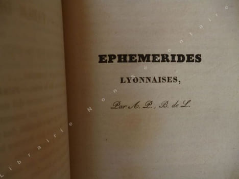 - Nouvelles recherches sur les Editions Lyonnaises du XVIe Siècle (juillet 1840) - Epître à Messieurs les Membres de l'Académie Royale Des Sciences, ...