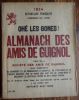 ALMANACH DES AMIS DE GUIGNOL 1924 Ohé Les Gones !.  Bazu - Roux Claudius - Guignol des Mamis - Sibert - Fournier l'Hermitte de la Muette - ...
