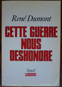 Cette guerre qui nous déshonore.