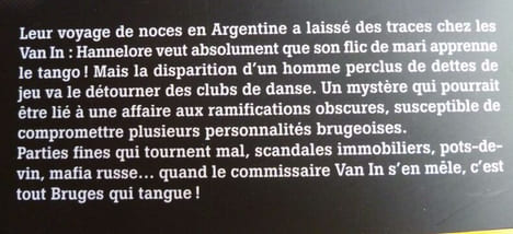 Dernier Tango à Bruges.. Aspe Peter