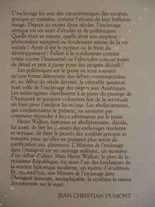 Histoire de l'esclavage dans l'antiquité.