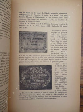 EX-LIBRIS Médicaux Lyonnais - IV : Mon-Ram. Rousset Jean