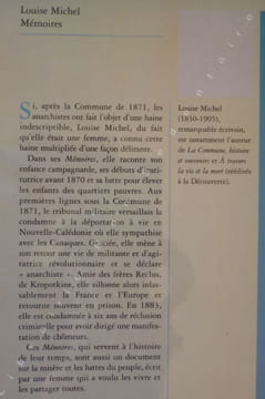 Louise Miche - Mémoires. . Michel Louise
