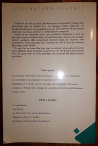 Poésie en Jeu - Apollinaire - Breton - Desnos - Roubaud - Leiris - Michaux - Tardieu - Ponge.