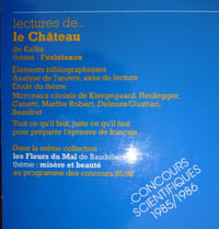Le Château de Kafka . Thème l'existence.